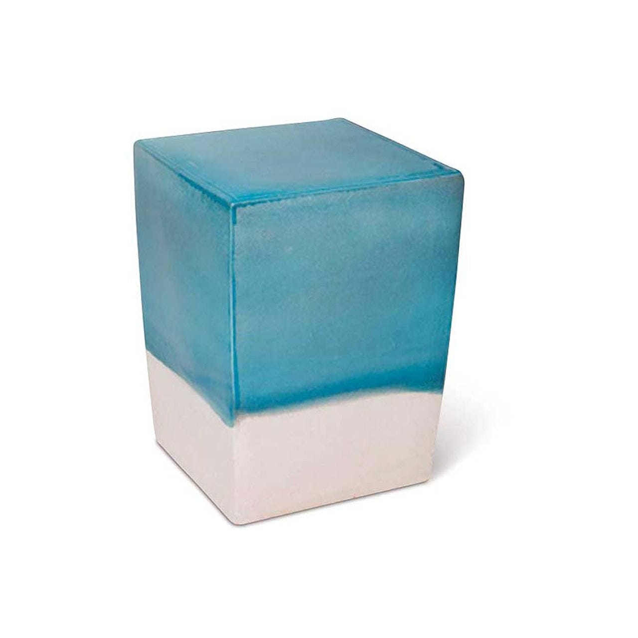 Premium Ceramic Square Cube Set of 2 - Handcrafted Dual Glaze Home Decor for Modern Living Rooms & Office Desks | Elegant Display Piece for Coffee Tables, Bookshelves, and Minimalist Interiors