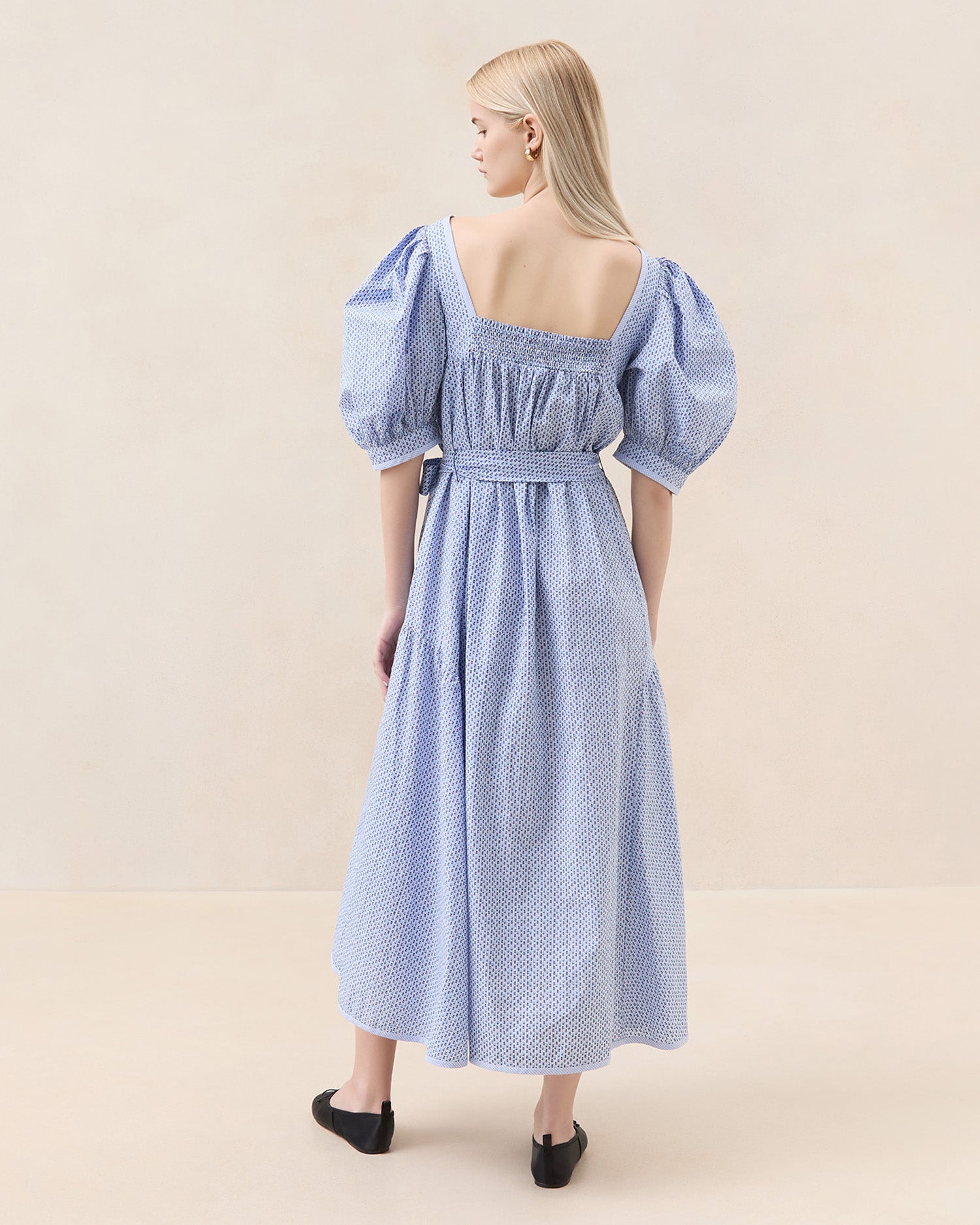 Jessa Blue and Cream Plaid Dress for Women - Stylish Casual Flannel Shirt Dress - Perfect for Office, Date Night & Fall Outfits