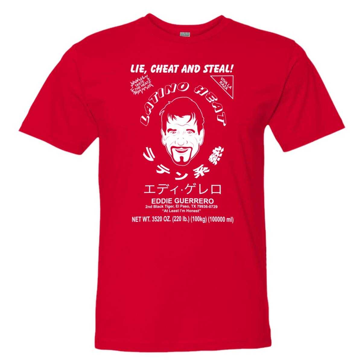 Eddie Guerrero Hot Sauce HQ Wrestling T-Shirt for Men & Women - Vintage WWE Wrestling Fan Tee - Perfect for Wrestling Events & Casual Wear