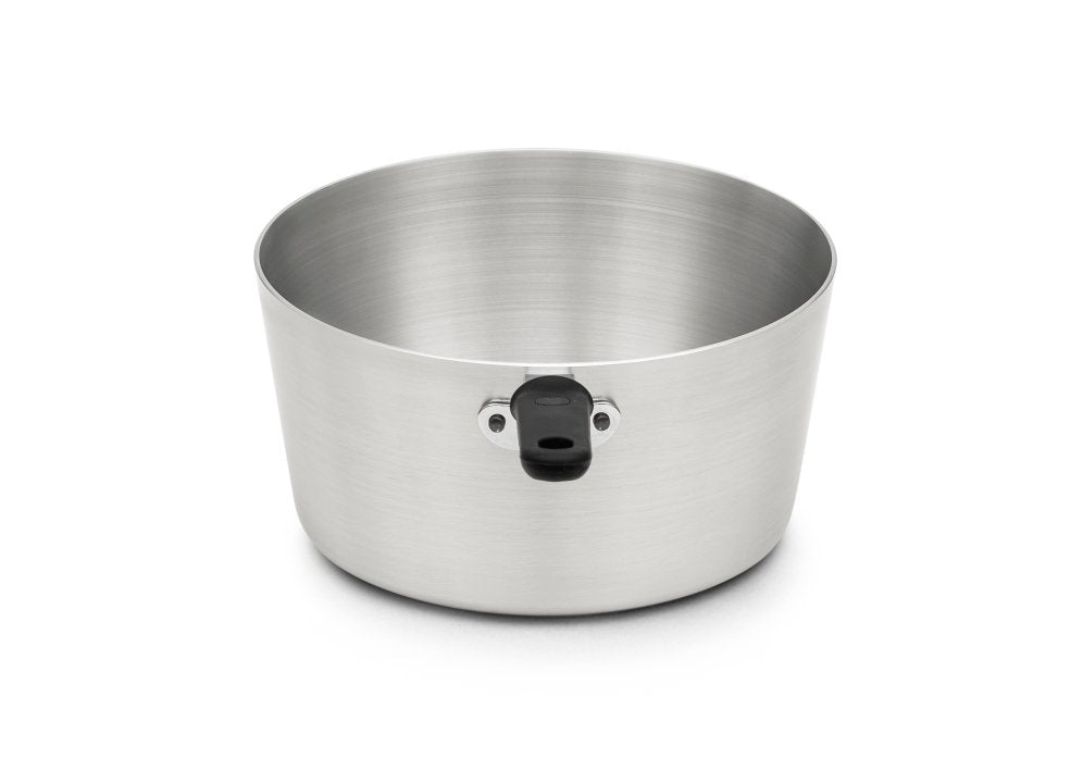 Vollrath 682185 Wear Ever 8.5 Quart Aluminum Sauce Pan with Heat-Resistant Silicone Handle - Perfect for Cooking, Boiling & Meal Prep in Restaurants & Home Kitchens