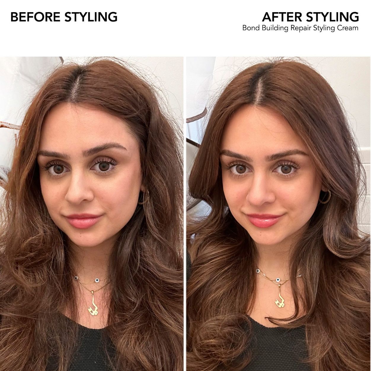 Bond Building Repair Styling Cream for Damaged Hair - Strengthening & Frizz Control Hair Treatment - Perfect for Daily Styling & Heat Protection