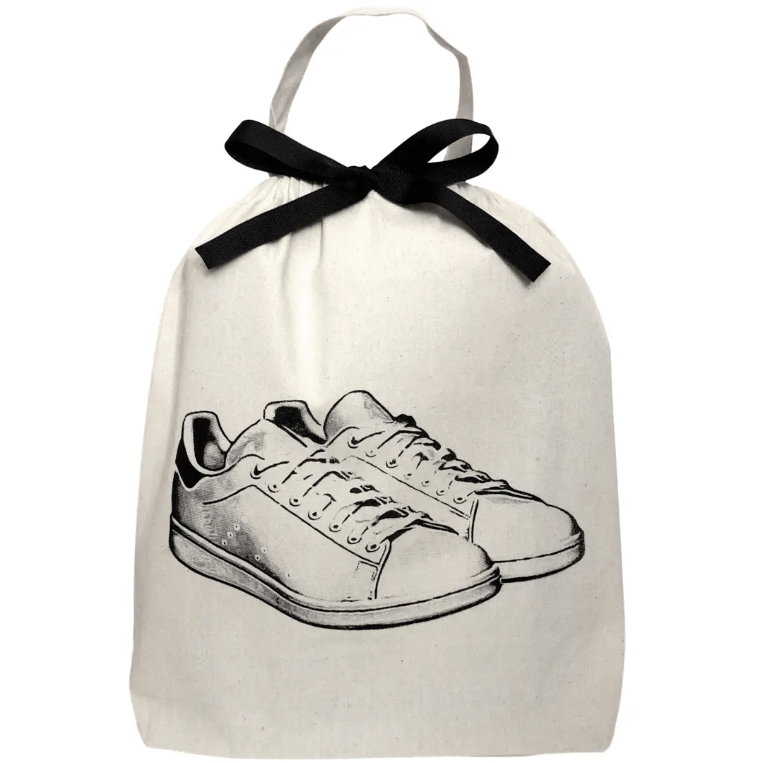 White Sneaker Shoe Bag for Storage & Travel - Cream Colored Dustproof Shoe Organizer - Perfect for Gym, Office & Travel Accessories