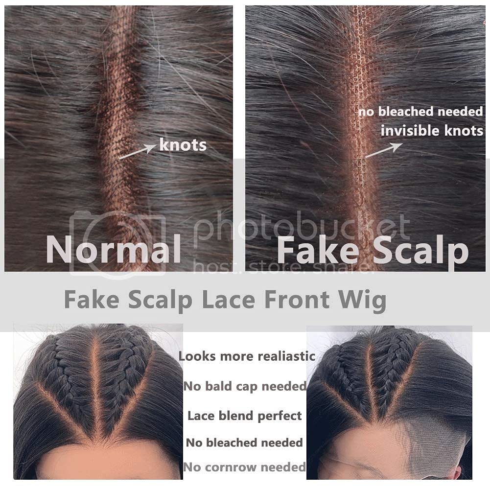 360 Lace Frontal Wig Pre Plucked 9A Brazilian Human Hair - Fake Scalp Small Cap Glueless Kinky Straight 10