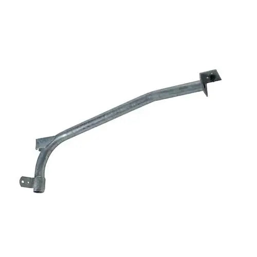 P200S040C Heavy Duty Cross Arm Bracket for Wood Pole Mounting - 4' Galvanized Steel Utility Bracket for Power Lines & Fence Posts | Perfect for Electrical Wiring, Farm Fencing & Outdoor Construction Projects