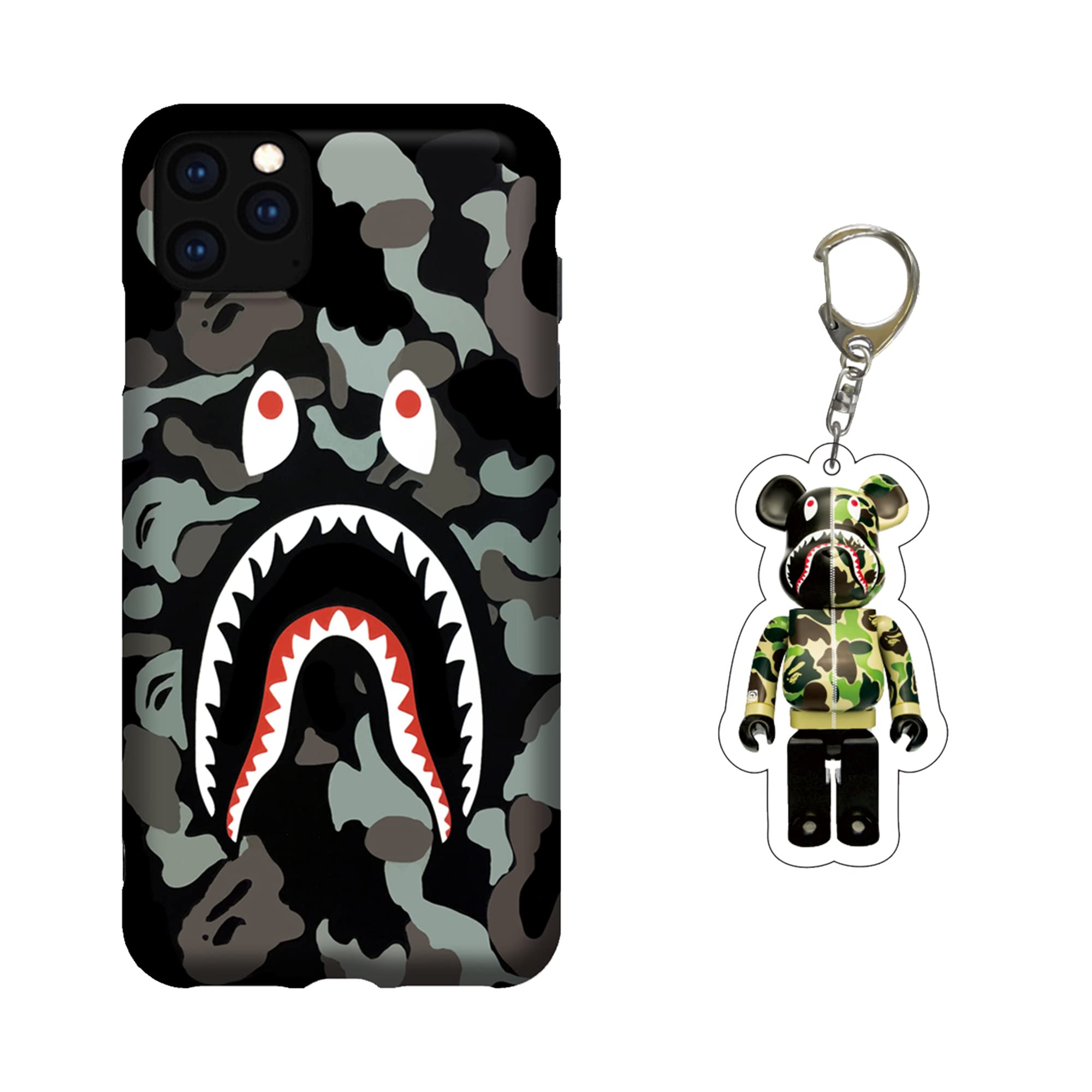 Anime Shockproof Protective Shark Phone Case for iPhone 13 Pro Max - Durable Anti-Slip Cover for Boys & Girls - Perfect for School, Work, and Outdoor Activities