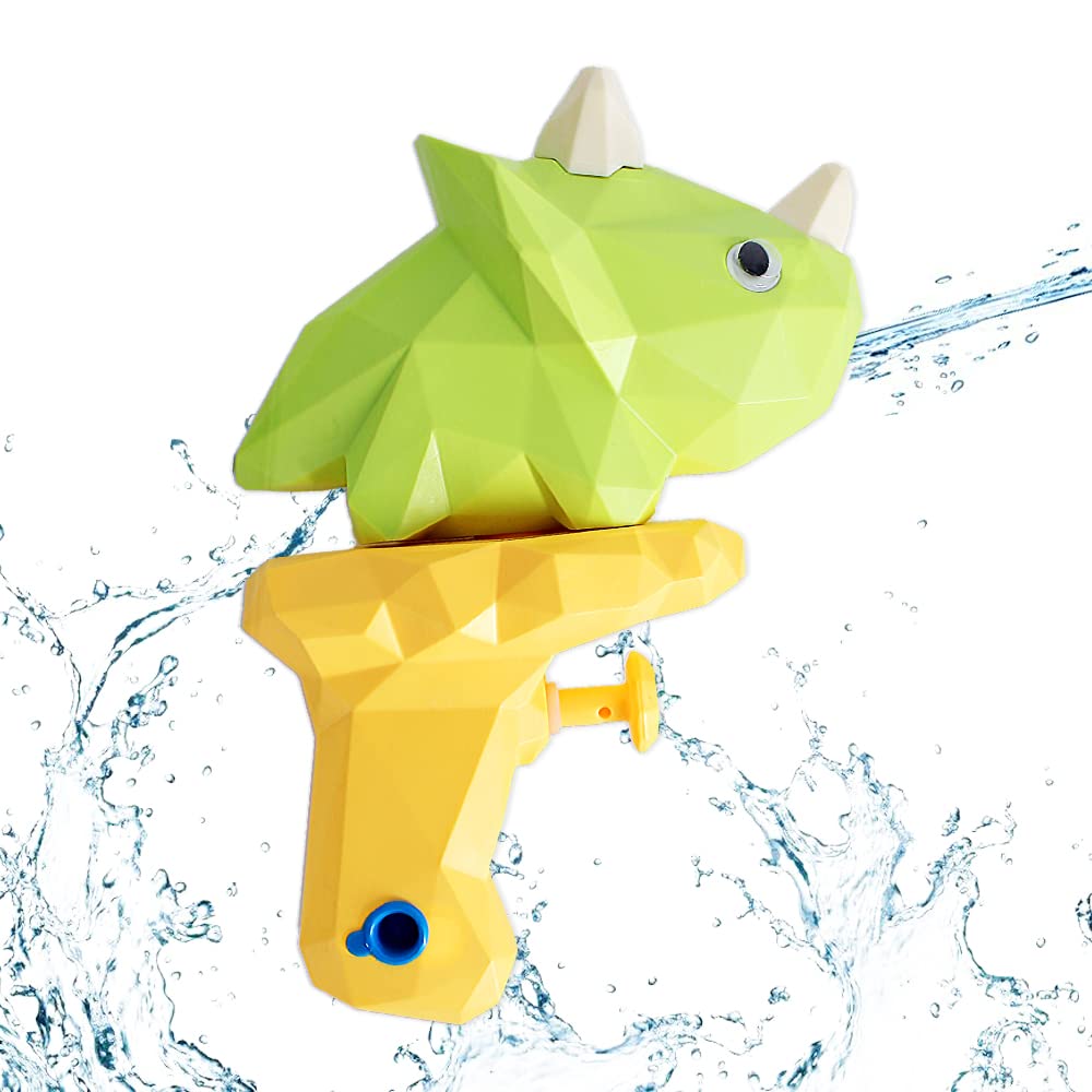 MerryJoy Dinosaur Water Guns for Kids & Adults - Outdoor Water Toys for Pool, Beach & Summer Fun - Squirt Guns for Boys & Girls - Perfect for Water Fights, Parties & Backyard Play