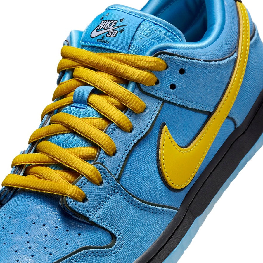 Nike SB Dunk Low (PS) The Powerpuff Girls Bubbles Sneakers - Blue Chill/Deep Royal Blue/Active Pink Colorway | Kids Basketball Shoes for Skateboarding, Casual Wear & Street Fashion