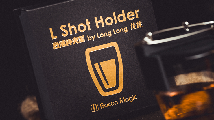 L Holder Shot Glass - Premium Stainless Steel Liquor Glass for Whiskey, Tequila, Vodka - Perfect for Parties, Bars, and Home Use