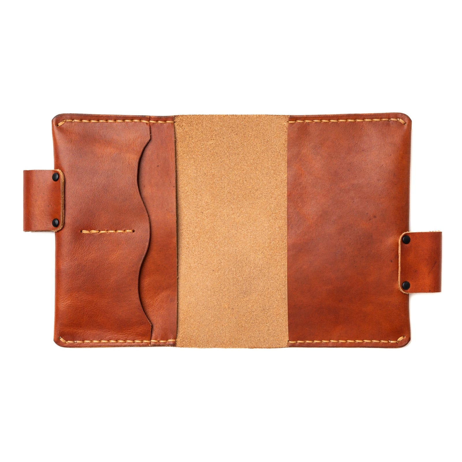 Premium Genuine Leather A6 Notebook Cover - Handmade, Durable & Stylish for Journal, Planner, Diary - Perfect for Office, Travel & Gift Giving