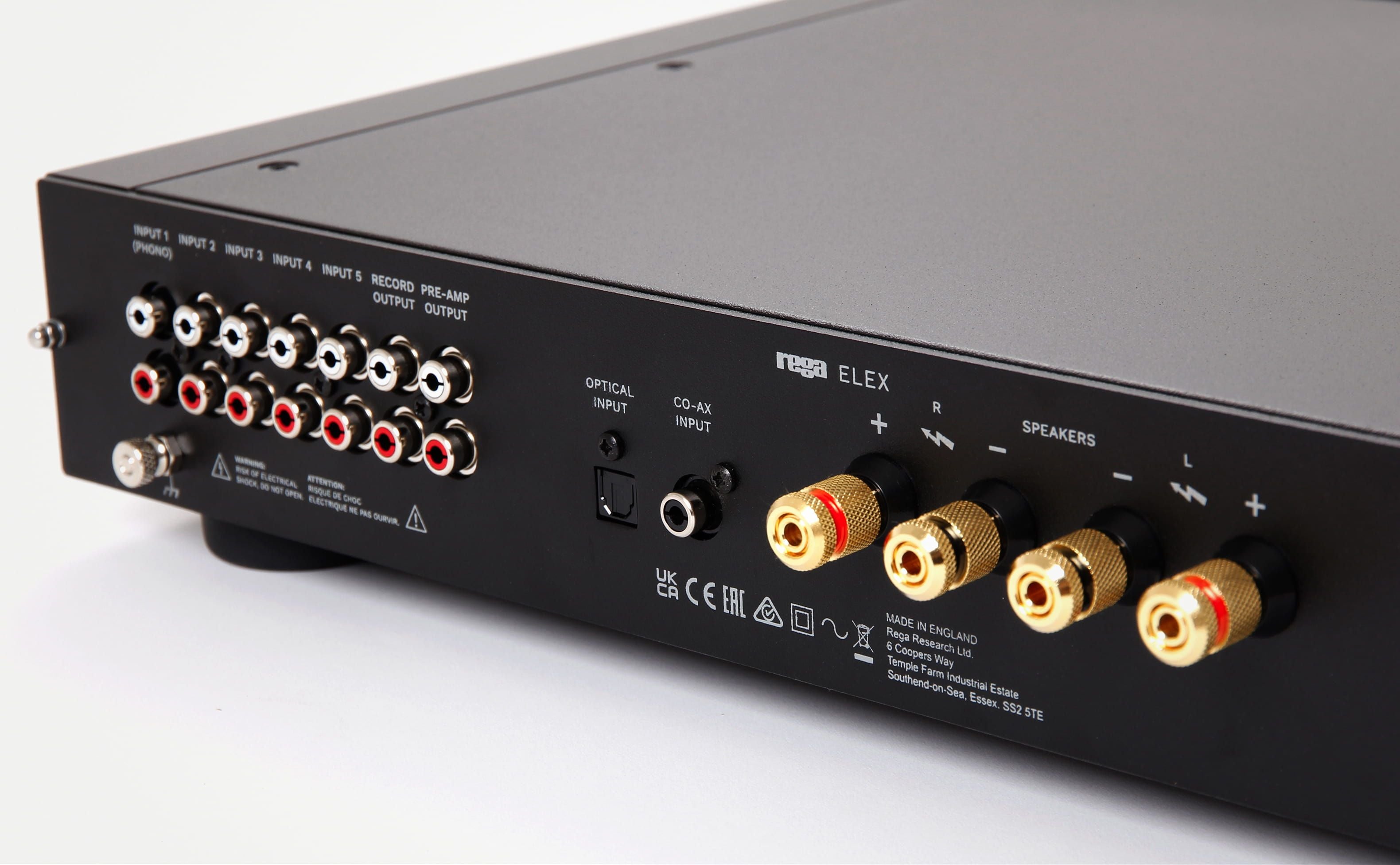 Rega Elex MK4 Integrated Stereo Amplifier - Open Box Condition | Hi-Fi Audio System for Home Theater & Music Listening