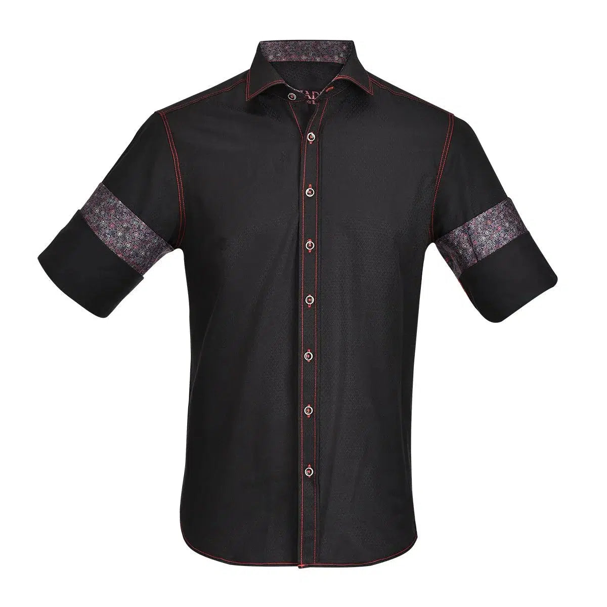 CM59572 Cuadra Black Casual Fashion Shirt for Men - Stylish Comfort for Work, Outings & Everyday Wear