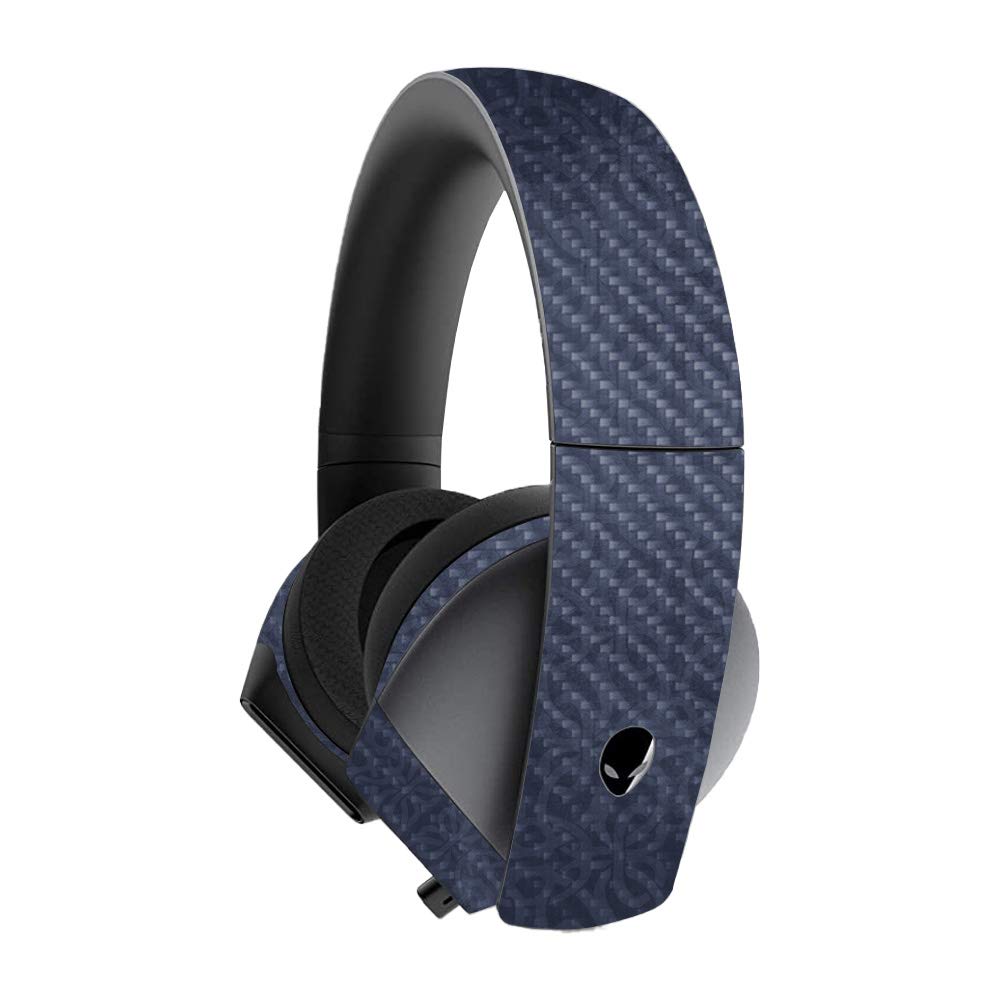 Premium Carbon Fiber Skin for Alienware 7.1 Gaming Headset - Charcoal Lattice Design | Protective & Durable Textured Cover | Easy to Apply & Remove | Made in USA | Perfect for Gaming, Streaming & Esports Protection