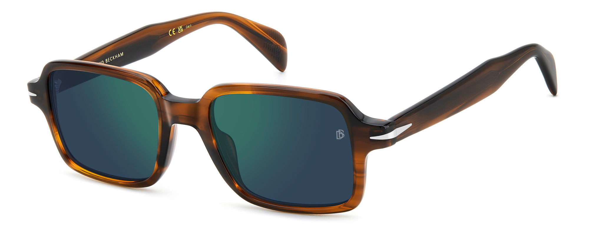 David Beckham DB1179/S Men's Sunglasses - Polarized UV Protection Aviator Style for Outdoor Sports & Driving
