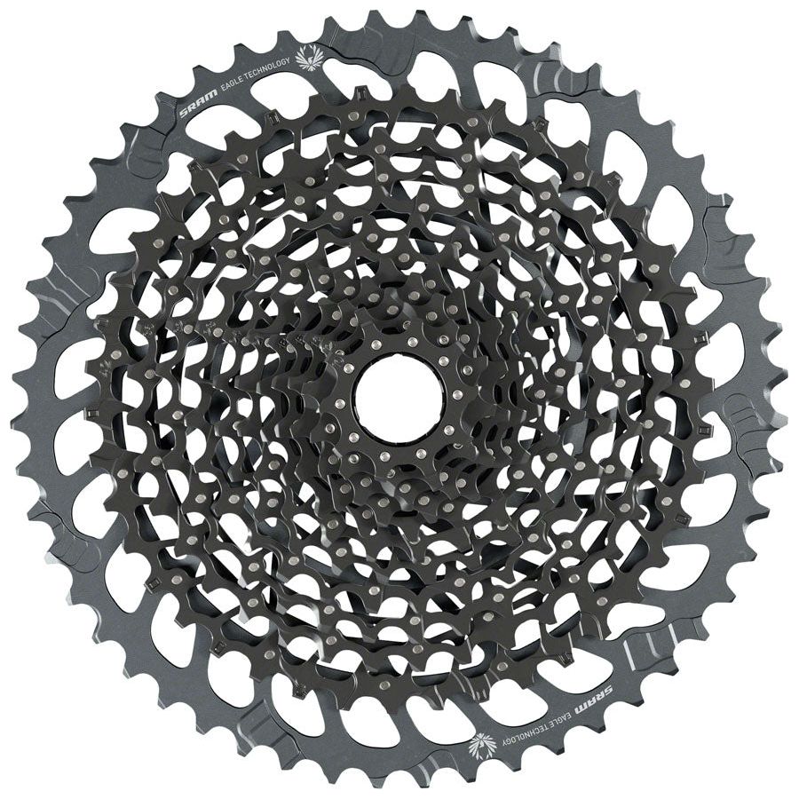 SRAM GX Eagle XG 1275 12-Speed Bike Cassette - 10-52T, Black, XD Driver Body Compatible - Perfect for Mountain Biking & Trail Riding