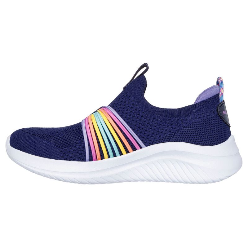 Girls Ultra Flex 30 Rainbow Speed Running Shoes - Lightweight & Flexible Sneakers for Kids - Perfect for School, Sports & Outdoor Activities