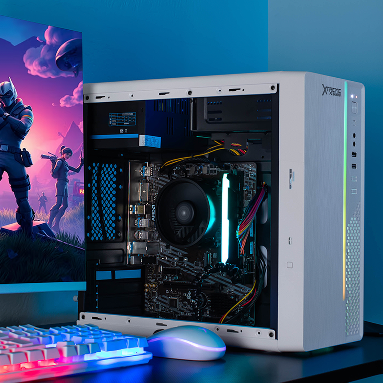 Xtreme PC Gaming Desktop - AMD Radeon Vega 3, Athlon 3000G 3.5GHz Dual-Core, 16GB RAM, 500GB SSD, 21.5