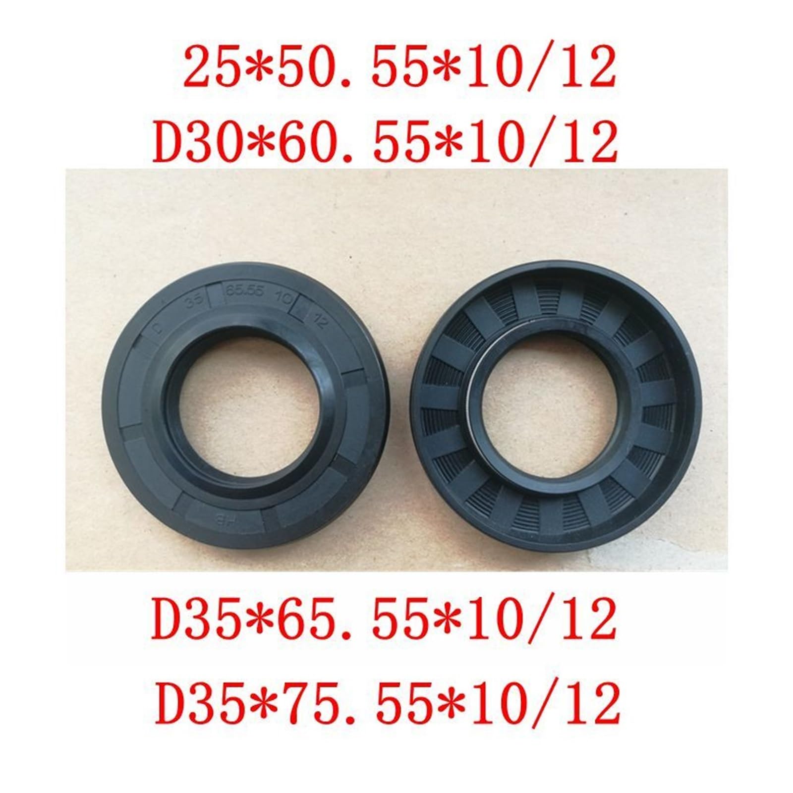 Samsung Washing Machine Water Seal Oil Seal Replacement Parts - Compatible with Models 25 D30 D35 D50.55 D60.55 D65.55 D75.55 (10/12 D35 65.55) - Perfect for DIY Washer Repair & Maintenance