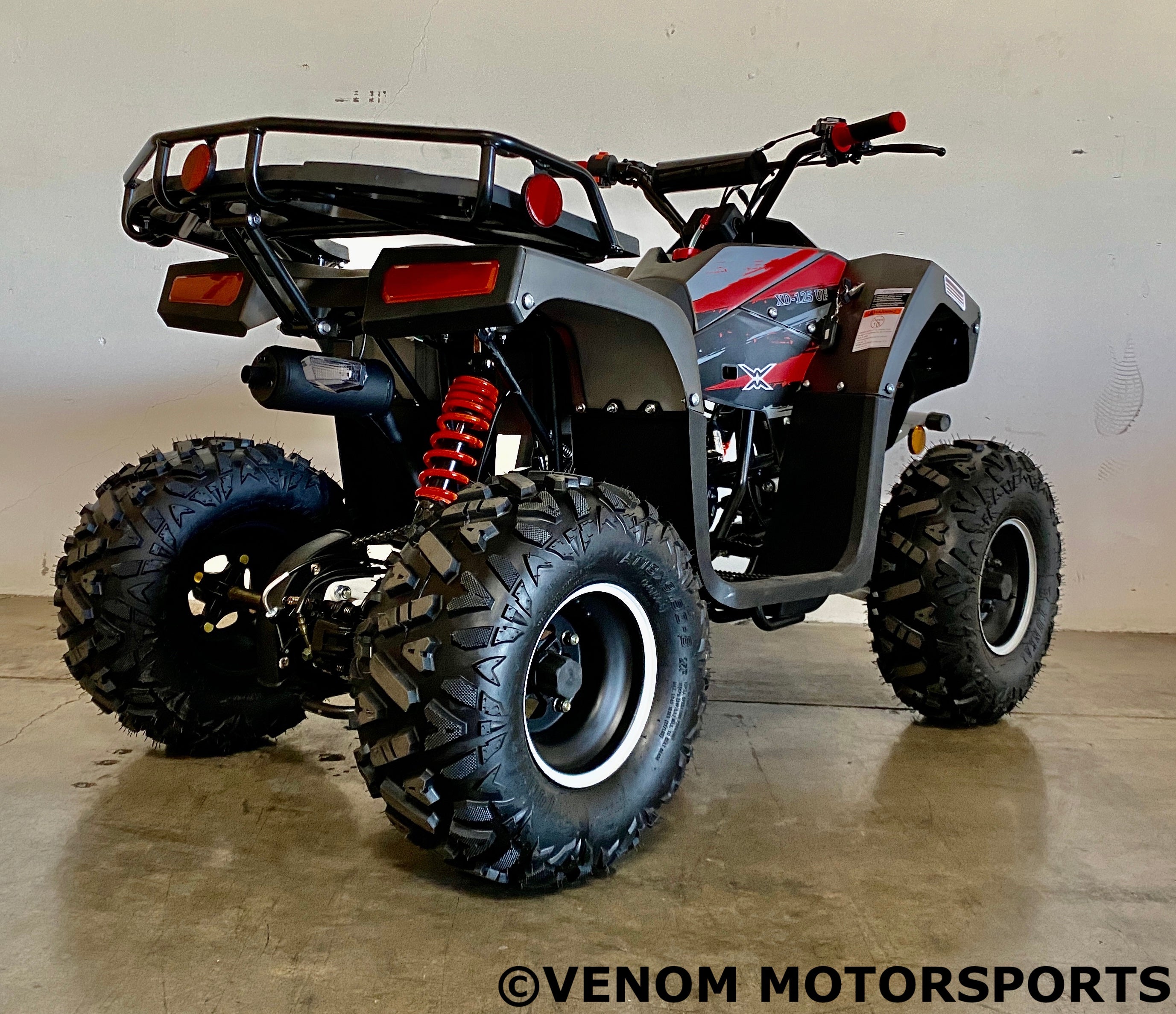 Venom Lander 125cc ATV - Fully Automatic with Reverse Gear | XD 125UF Dirt Bike for Adults & Teens | Perfect for Off-Road Trails, Farm Work & Outdoor Adventures