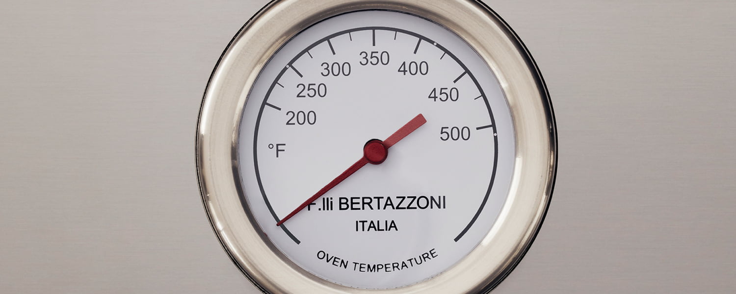 Bertazzoni PROF486GGASROT 48 Inch Professional Gas Range - 6 Brass Burners & Griddle in Rosso Red | Ideal for Home Chefs & Commercial Kitchens