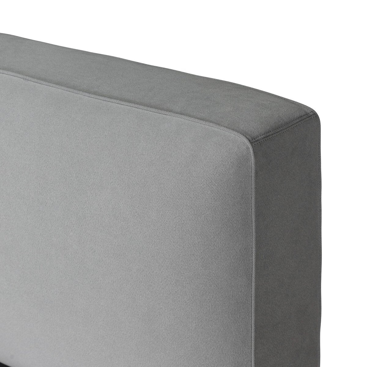 Adrian Queen Size Bed Frame in Pebble Pewter - Modern Bedroom Furniture for Home & Guest Room Decor