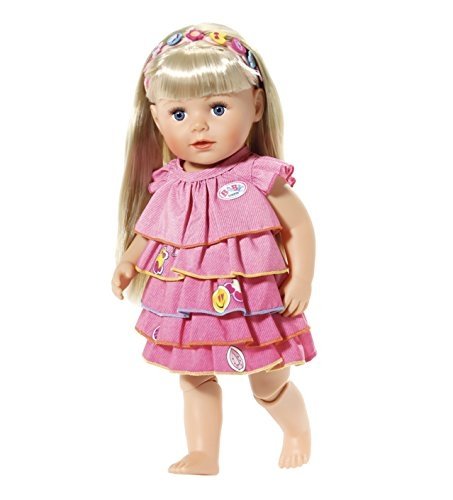 Luxury Baby Born Summer Dress Floral Pink - Doll Clothes for Playtime