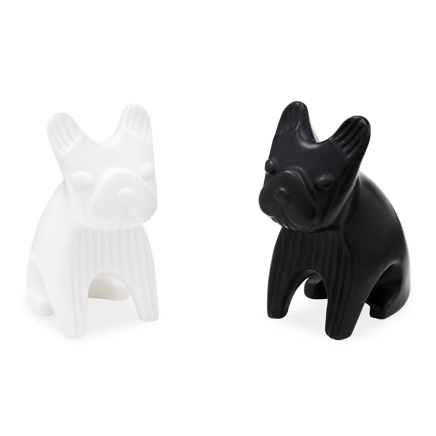 French Bulldog Salt and Pepper Shaker Set - Cute Ceramic Seasoning Dispensers for Kitchen, Dining Table, and Gift Giving