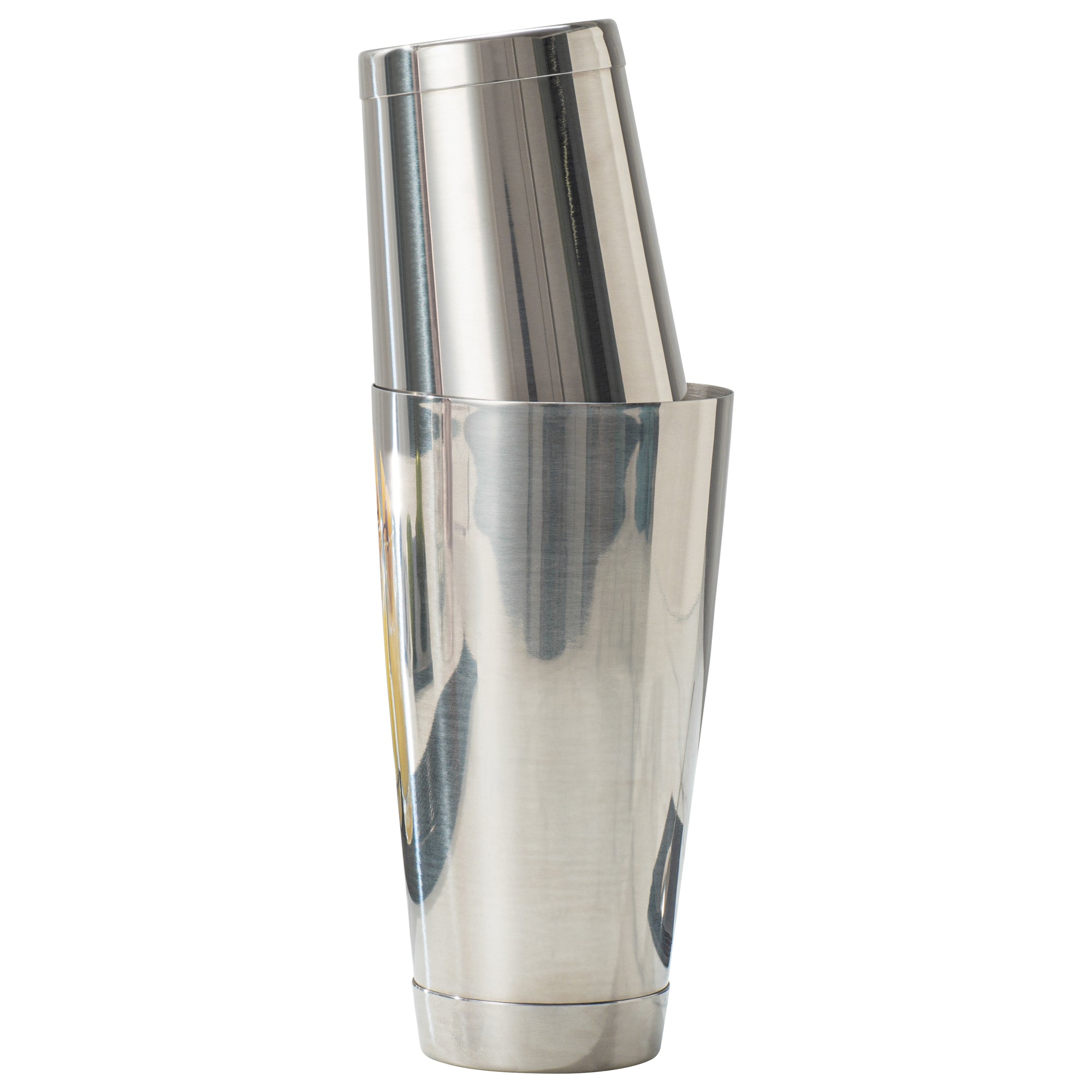 Premium 24 oz Stainless Steel Cocktail Shaker Set - Weighted Bar Mixer with Mirrored Finish (3.5