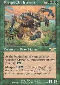 Magic: The Gathering Krosan Cloudscraper Card - Legions Expansion | MTG Collectible Trading Card Game for Deck Building & Strategy Battles