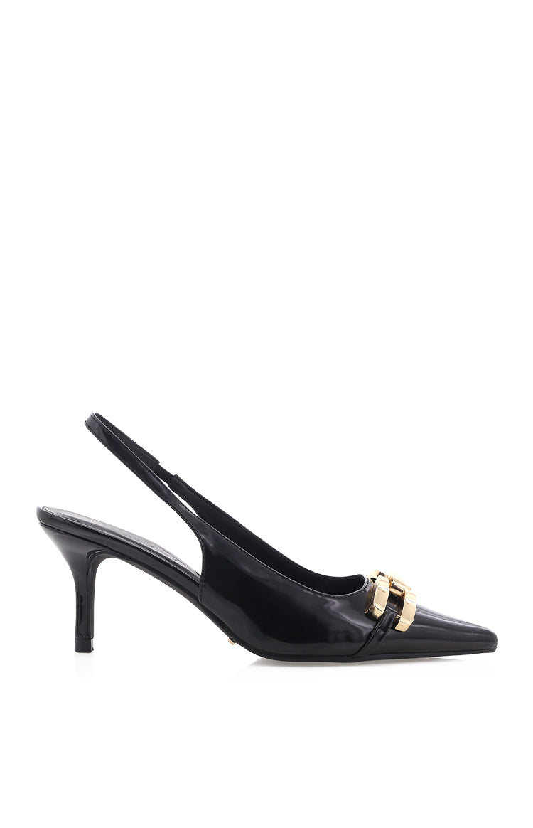 Billini Dorothea Black Heels - Women's Stylish High Heel Pumps for Office, Party & Evening Wear | Comfortable Dress Shoes for Work & Special Occasions