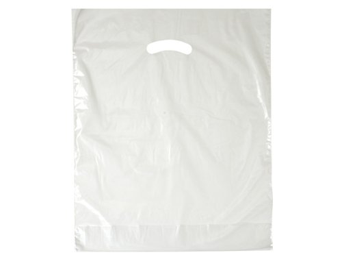 Premium CLEAR Super Gloss Plastic Bags 12x15 Inches - 1.25 Mil Thick Recycled Eco-Friendly Packaging - 1000 Count Bulk Pack for Retail, Grocery & Gift Wrapping