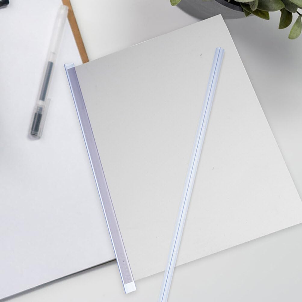 A4 Spine Binding Bars - 30 Sheet Capacity for Report Covers, School & Office Use