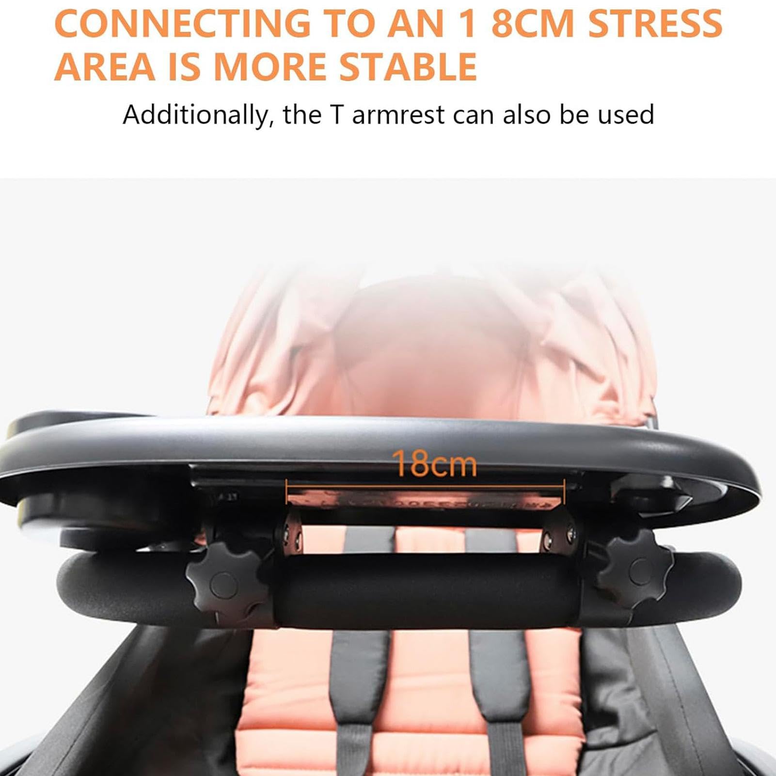 **Upgraded Adjustable Stroller Snack Tray with Phone Holder – Secure & Convenient Snack Organizer for Babies & Toddlers – Perfect for On-the-Go Feeding & Entertainment**