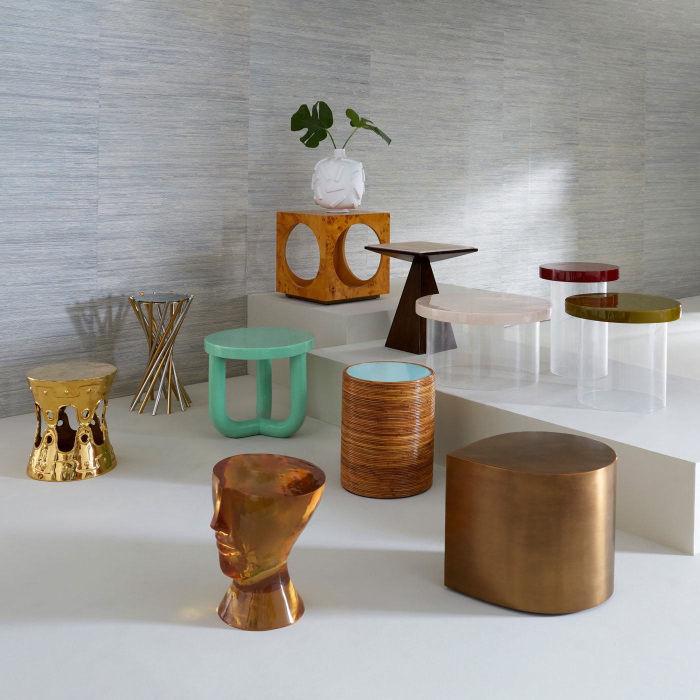 Modern Bond Cube Accent Table - Stylish Side Table for Living Room, Bedroom & Office - Perfect for Coffee, Books & Decor