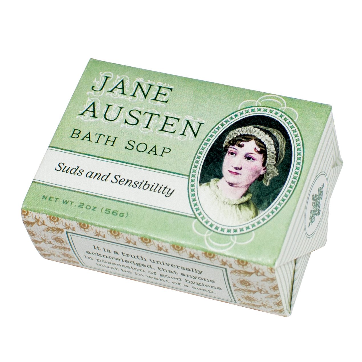 Jane Austen Inspired Handmade Bath Soap - Natural Luxury Soap Bar Made in USA - Perfect for Gifts, Relaxation & Literary Lovers