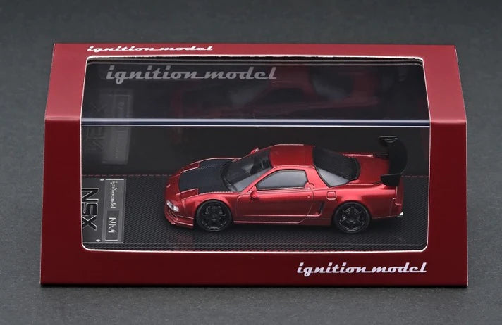 1:64 Scale Diecast Honda NSX NA1 Red Metallic Model Car - Collectible Toy for Car Enthusiasts & Display for Home, Office, or Gift