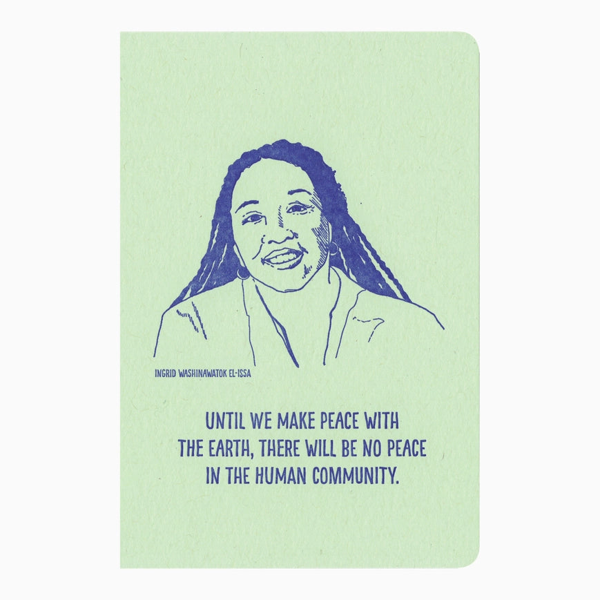 Ingrid Washinwatok Notebook - Premium Lined Journal for Writing, Note Taking & Sketching - Perfect for School, Office & Travel - Stylish & Durable Design