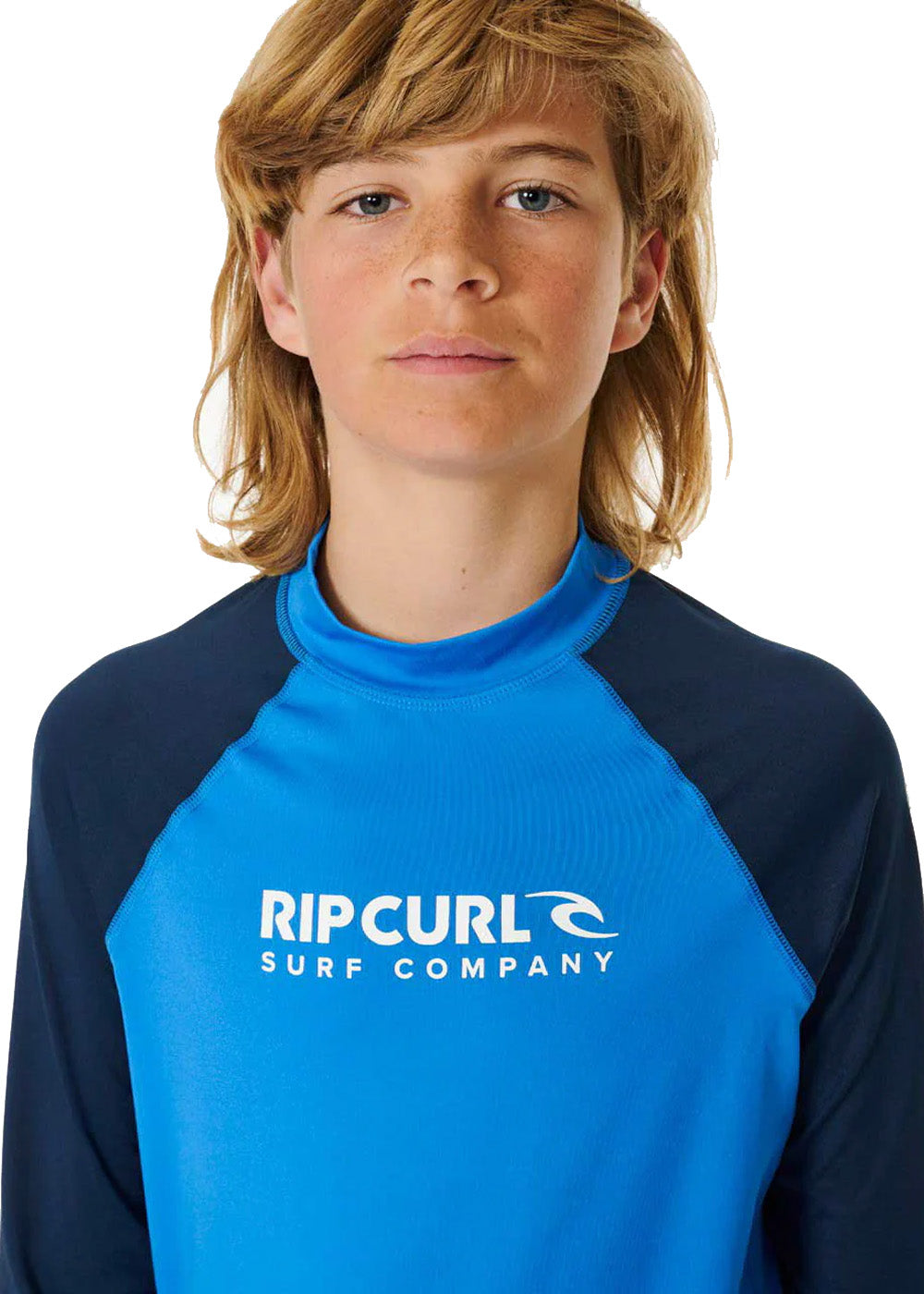 Rip Curl Boys UPF 50+ Long Sleeve Rash Guard - Sun Protection Swim Shirt for Surfing, Swimming & Outdoor Activities