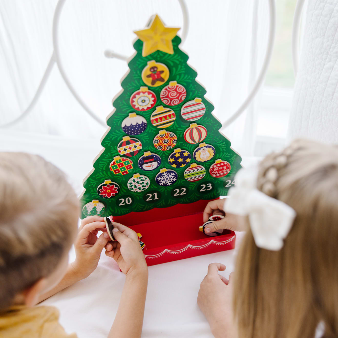 Religious Wooden Advent Calendar for Christmas Countdown - Perfect for Home Decor & Holiday Gifts