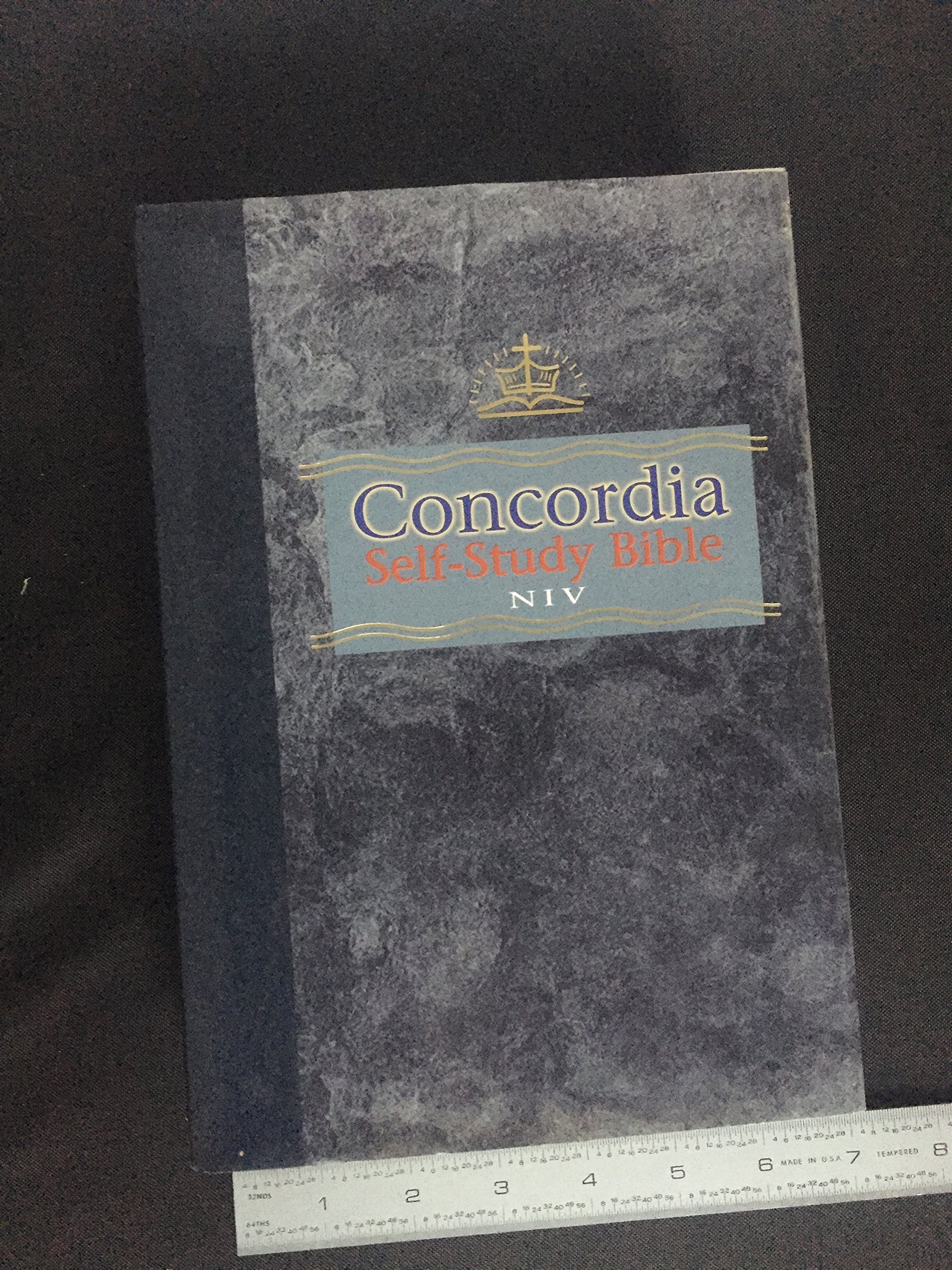 Concordia Self-Study Bible NIV - New International Version Study Bible with Commentary & Notes for Personal Devotion, Bible Study Groups & Church Teaching