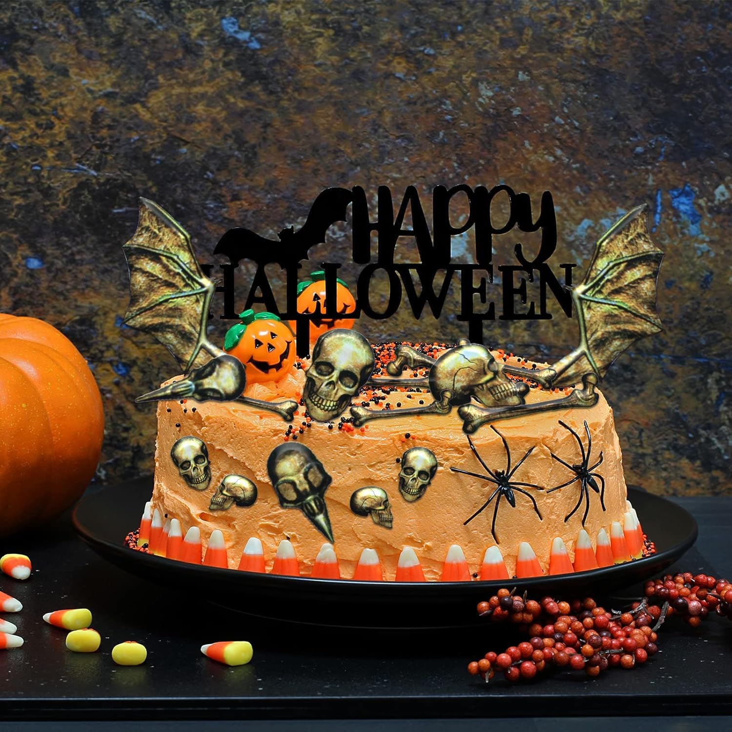 Halloween Bone Fondant Molds Set - Cake Decorating, Cupcake Toppers, Candy & Chocolate Molds for DIY Baking, Polymer Clay Crafts - Perfect for Halloween Parties & Spooky Treats