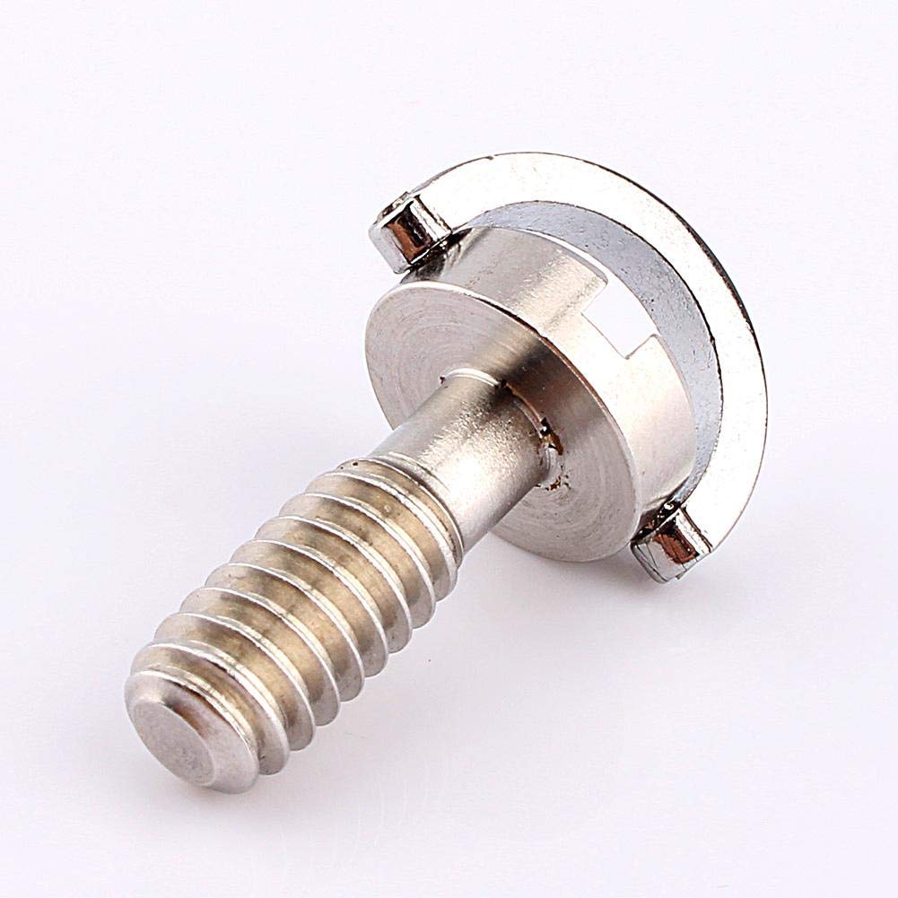 1/4 Inch Stainless Steel Camera Mounting Screws - D Ring Screw Adapter for Tripod, Quick Release Plate & Monopod | Secure Camera Mounting for DSLR, Mirrorless & Action Cameras