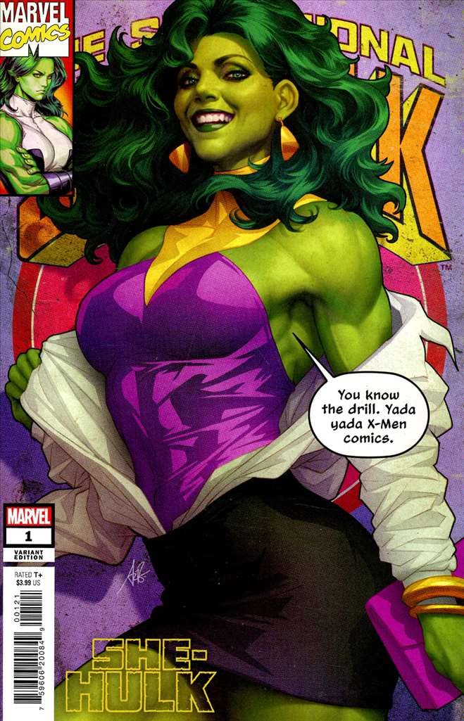 She-Hulk (4th Series) #1A VF/NM Marvel Comic Book - Artgerm Variant Cover | Collectible Superhero Comic for Marvel Fans & Comic Book Collectors | Perfect for Display, Gifts, and Investment