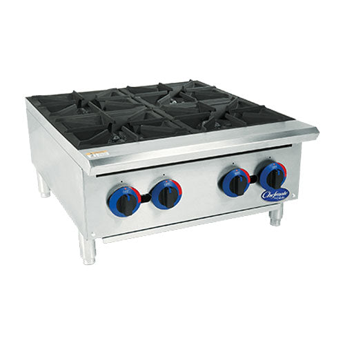 Globe C24HT Chefmate Hotplate 24 Inch - Commercial Electric Burner for Restaurant, Kitchen & Catering - Perfect for Cooking, Boiling & Frying