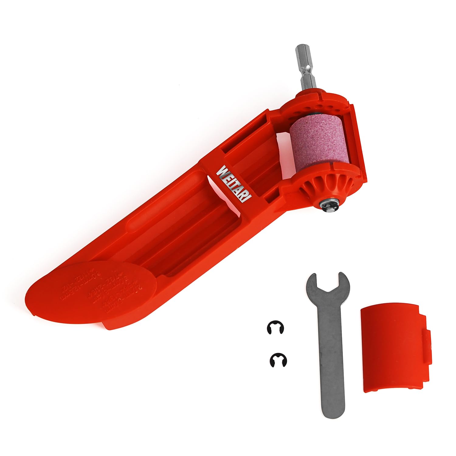 2-Piece Diamond Drill Bit Sharpener - Professional Drill Bit Grinding Tool for Iron Bits | Handheld Sharpener for Metalworking, Woodworking & DIY Projects