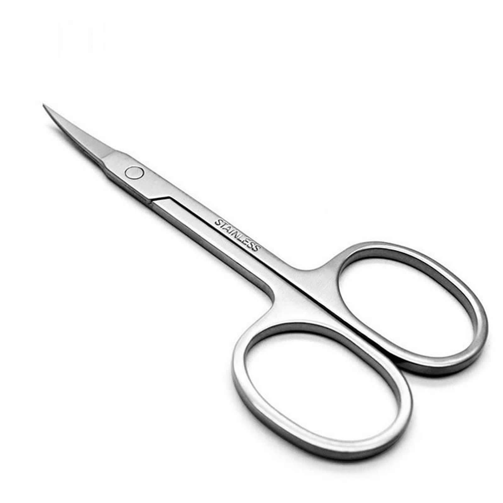 ZEDACA® 2-Pack Stainless Steel Eyebrow Scissors - Professional Eyebrow Trimmer & Shaping Tool for Precise Makeup Grooming at Home or Salon
