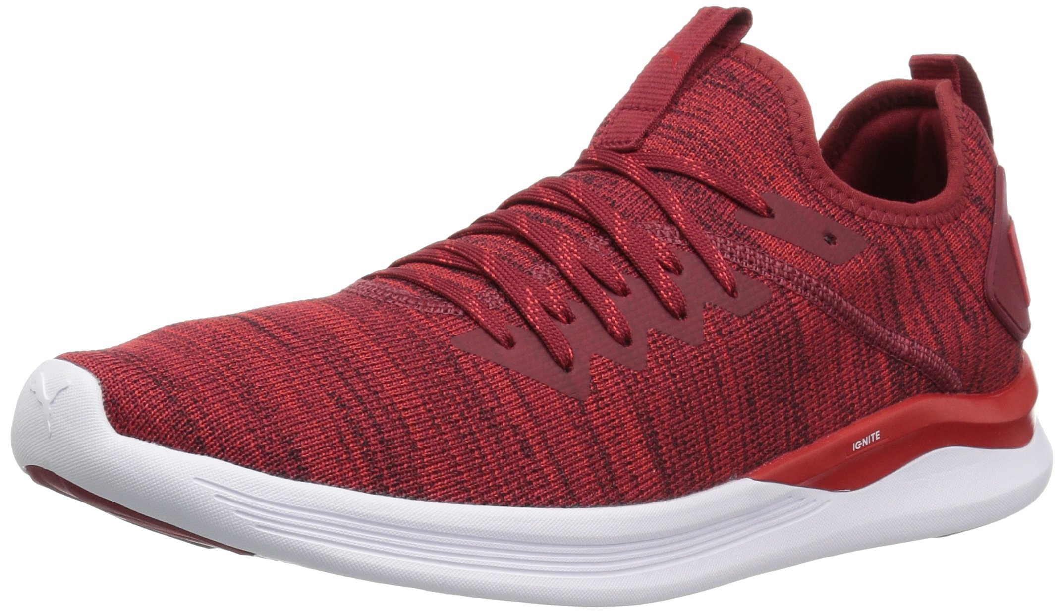 PUMA Men's Ignite Flash Evoknit Running Shoes - Lightweight Breathable Sneakers for Men, Gym Workout & Casual Wear
