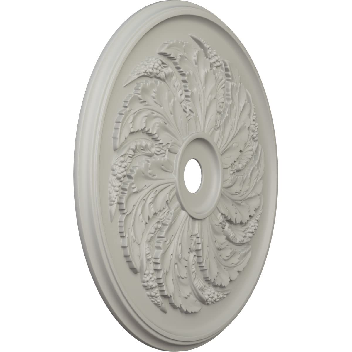 Ekena Millwork CM42SKPCF 42-inch Sellek Ceiling Medallion - Hand-Painted Cream Finish, 42 1/8
