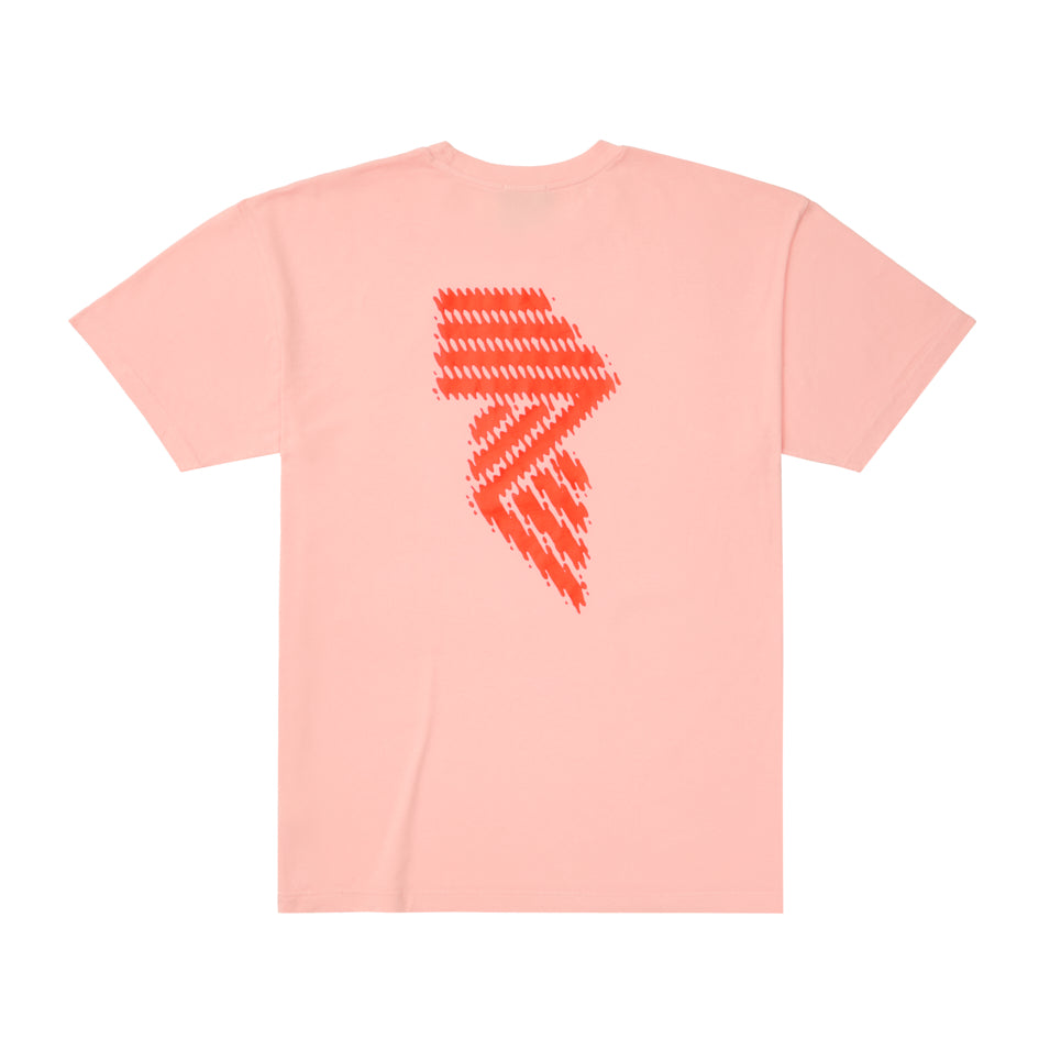 Heavy 'R' Tee Light Pink - Soft Cotton T-Shirt for Men & Women | Casual Wear, Street Style, Everyday Comfort