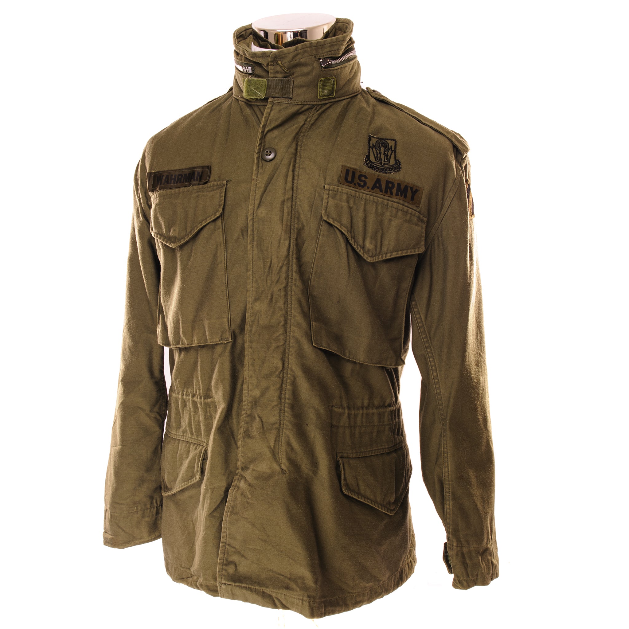 Vintage US Army M-1965 M65 Field Jacket - Vietnam War Era - Size Small Short - Patched - Military Surplus Outerwear for Men - Perfect for Outdoor Adventures, Reenactments & Collectors