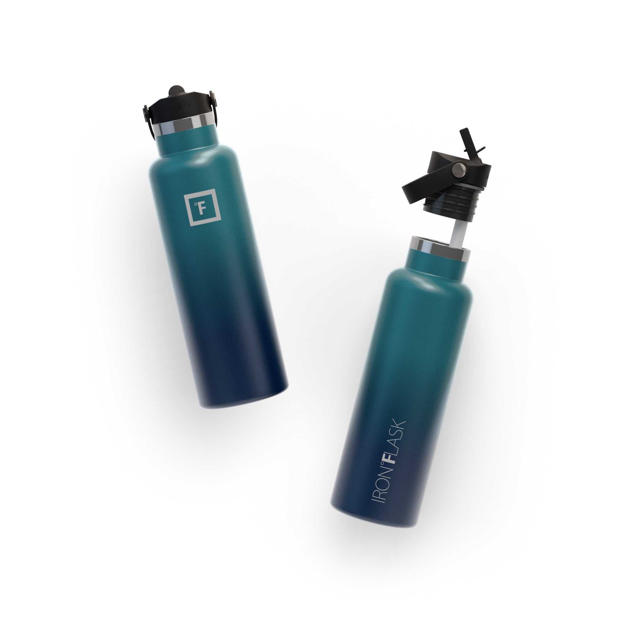 20 Oz Narrow Mouth Water Bottle with Straw Lid - Leakproof & BPA Free - Ideal for Gym, Hiking, Travel & Everyday Hydration